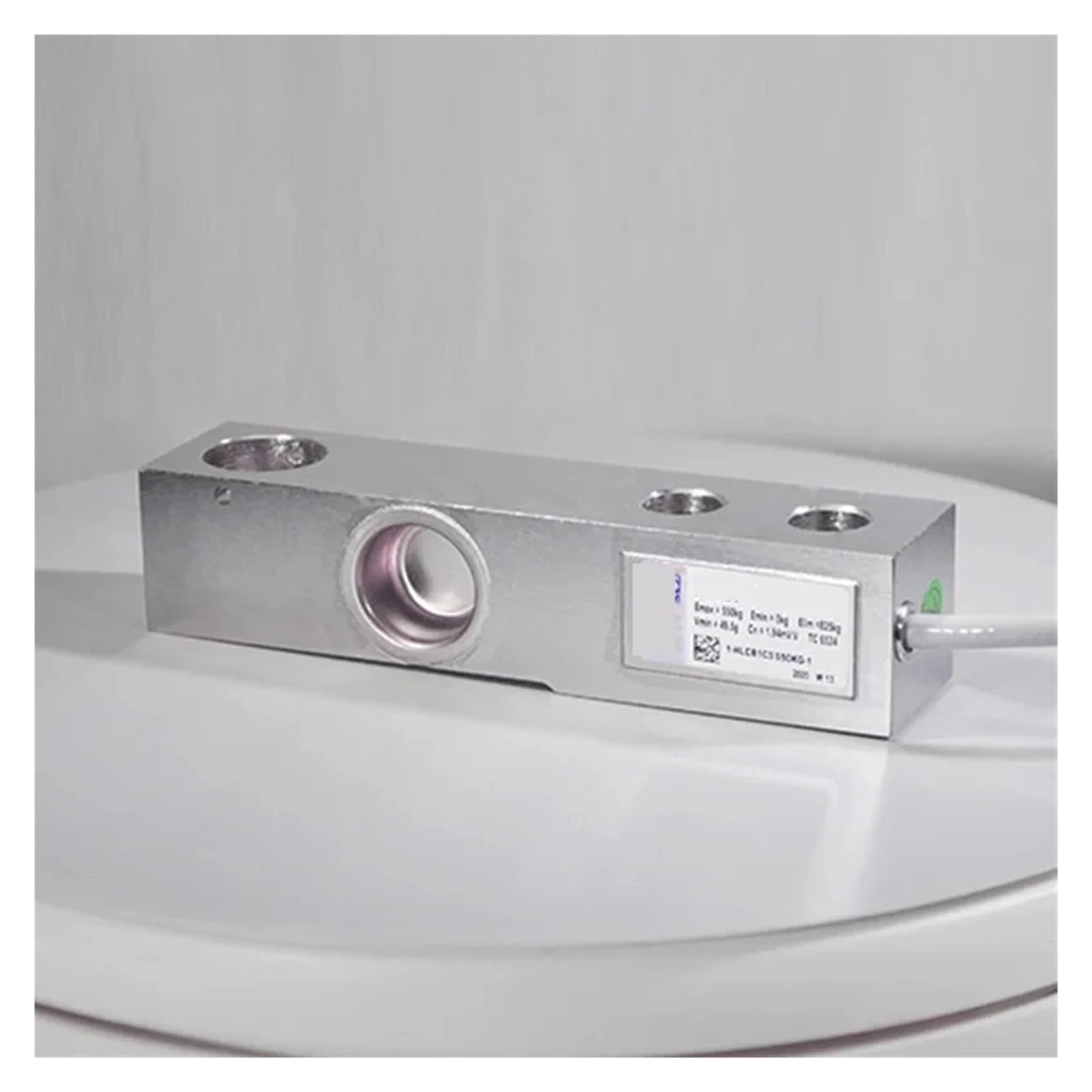 Capteur de cellule de charge, Capteur de poids de cellule de charge de haute précision Capteur de pesage de tension haute pression HLCB1C3-220 550KG1.1 2.2 4.4T pour mesurer la force, la pression, le