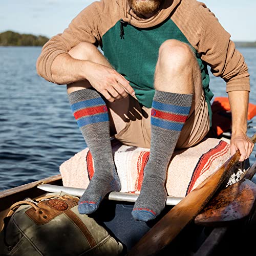 CloudLine Men’s and Women’s Merino Wool Graduated Compression Socks - Ultralight, Moisture Wicking, Made in USA - 1 Pair3