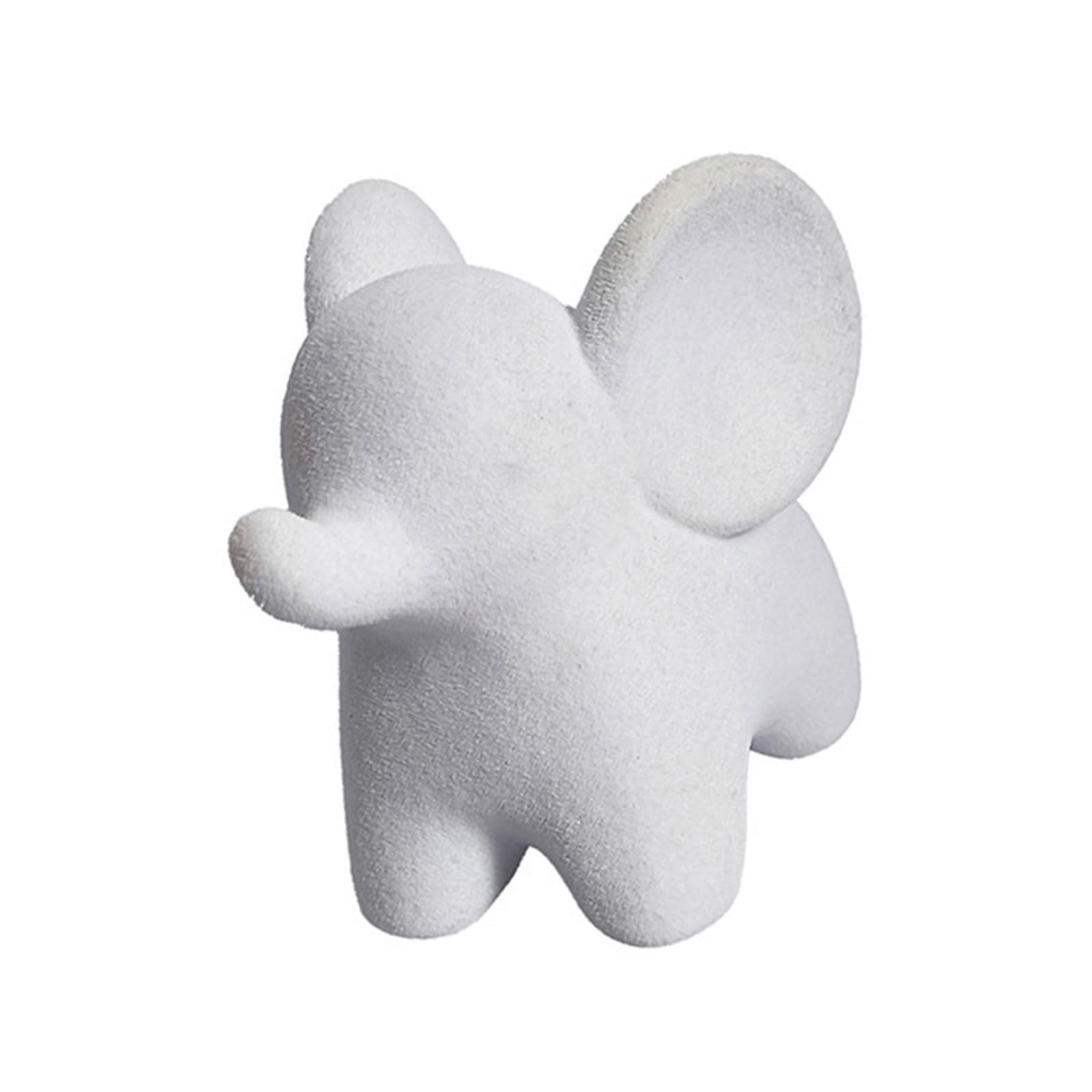 OSNIYAW Elephant Figurines, Resin Statues for Desk Decoration, Elephant Statues Collecting