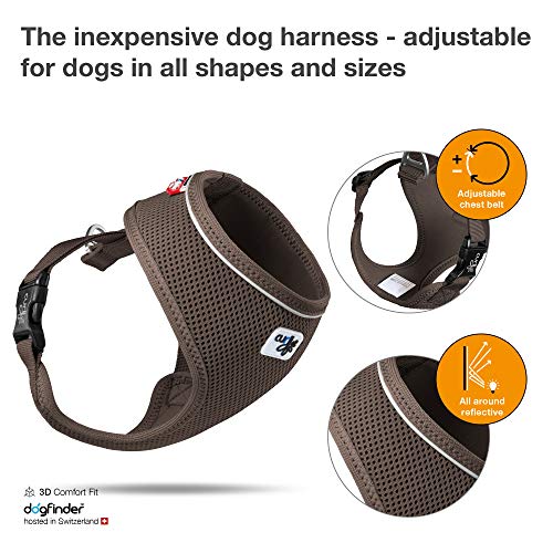 Basic Harness Air-Mesh Brown XS