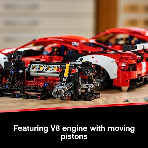 LEGO 42125 Technic Ferrari 488 GTE “AF Corse #51” Super Sports Car, view 5