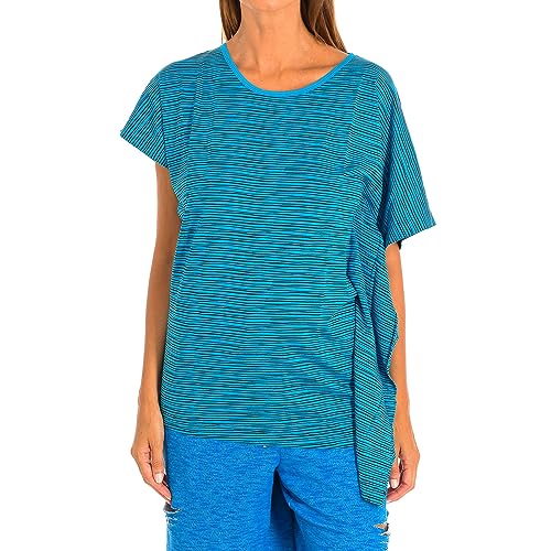 Camiseta Deportiva de Manga Corta y Cuello Redondo Z1T00682 Mujer