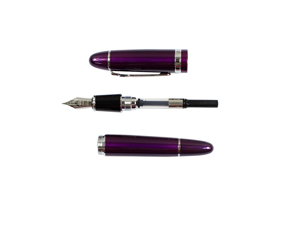Ranvi JinHao 159 Füllfederhalter Set – 3 Stück In Schwarz, Rot, Blau Mit 0,5 Mm Mediumfeder