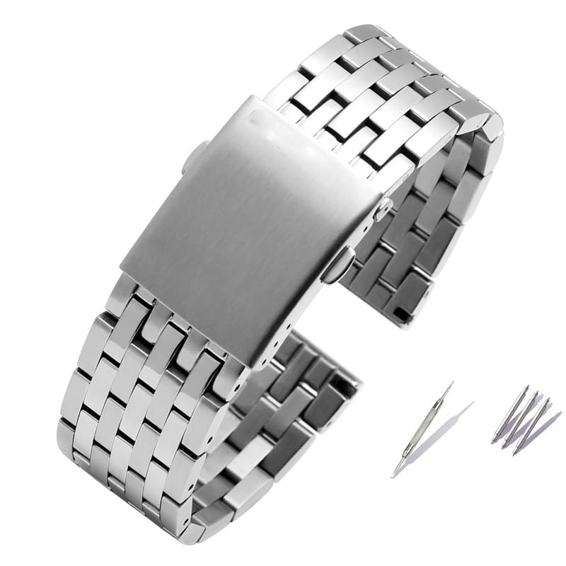 Bracelet montre STRACTS métal inox, votre compagnon de voyage et de travail