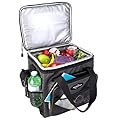 Koolatron 13L Electric Cooler & Warmer Iceless 12V Portable Fridge for Road Trips Picnics & Camping Holds 20 Cans Dual Handles Lightweight Travel-Friendly Durable Easy to Clean