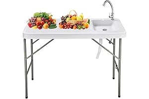 Folding Fillet Table: Tackle Outdoor Fillets with Ease and Cleanliness