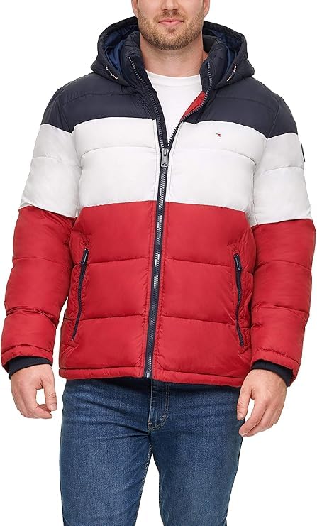 Tommy Hilfiger Men's Hooded Puffer Jacket