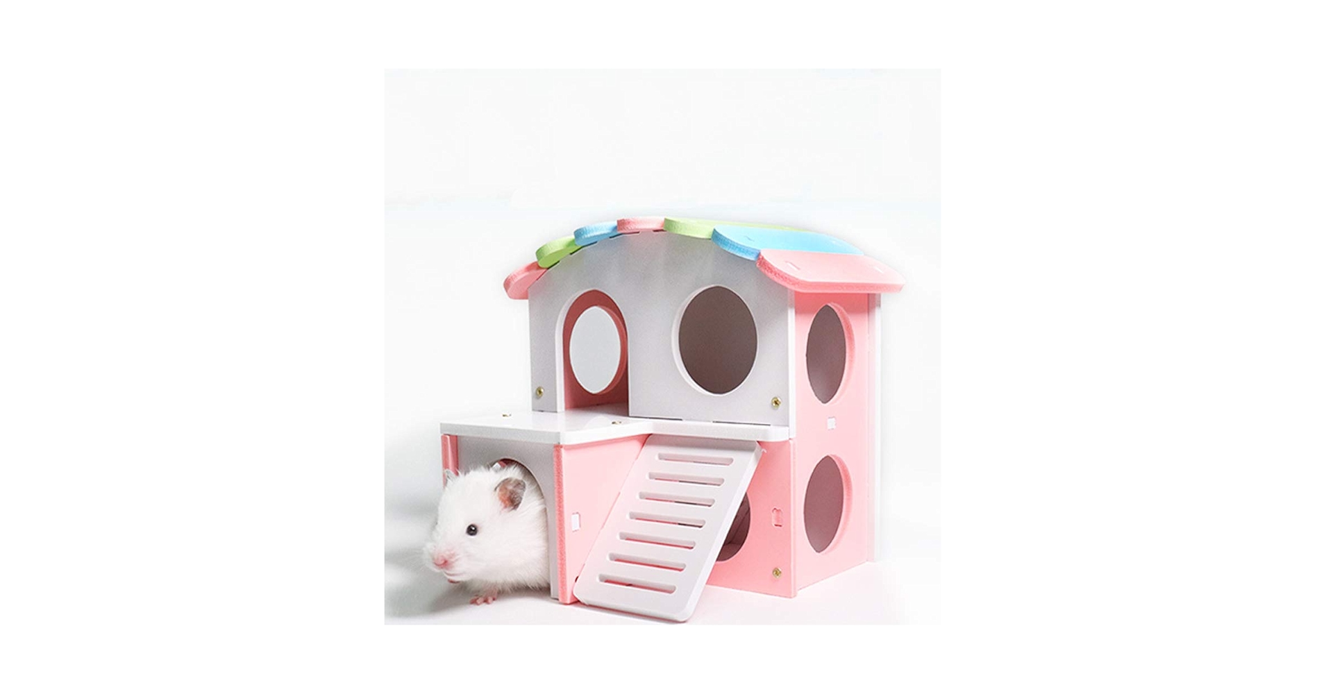 モモンガハウス(ハリネズミ・マグ)  ボアピンク 2050円 Amazon.co.jp: ハムスター ハウス おもちゃ カラフルな