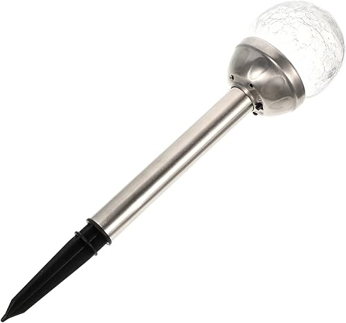 OSALADI Luz de vidrio agrietado al aire libre Luz de paisaje Luces solares LED Luces de jardín Luces solares al aire libre Luces solares de valla OSALADI Luz de vidrio agrietado al aire libre Luz de paisaje Luces solares LED Luces de jardín Luces solares al aire libre Luces solares de valla