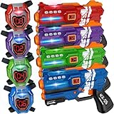 Laser Tag Guns Set of 4 Laser Tag Guns with Digital LED...