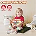 JOYIN Rainbow Counting Bears with Matching Sorting Cups - 83 Pcs Set Learning Toys for Kids Age 3+, Number Sorting, Color Recognition, Tweezers, Dice, Instruction Book, Educational Gift