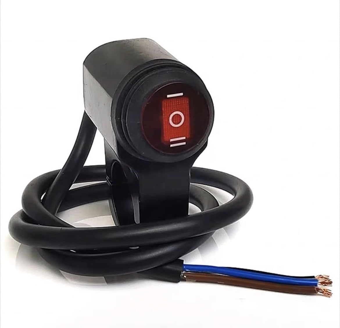 WALCOR Motorcycle Handlebar Push Button Switch, 2 Way On/Off, Universal, 10A, 12 Volts, Black and Red, Pack of 1-image-47