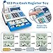 Calculator Cash Register Toy Gift for Kids Age 3, 4, 5, 6, 7, 8+ Year Old, 103 Pcs Grocery Store Playset with Microphone, Credit Card, Cash Register for Toddlers Kids 4-8