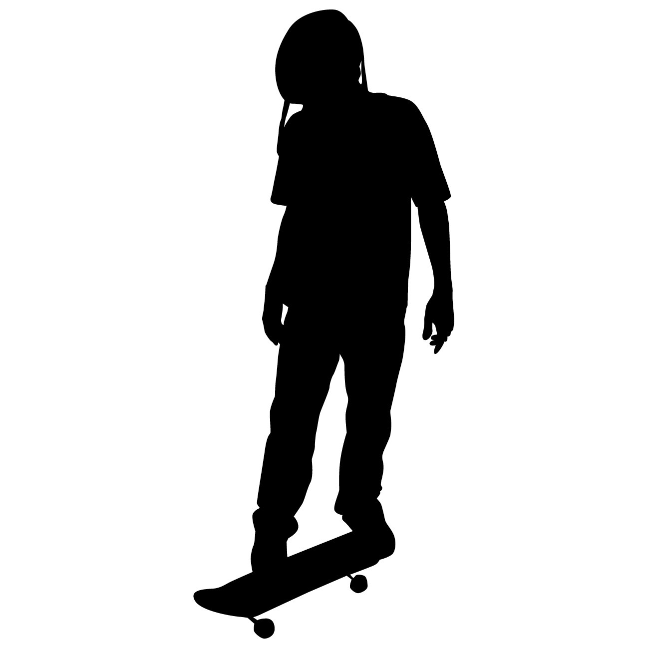 Amazon Com Thevinylguru Skateboarding Wall Decal Sticker 21 Decal Stickers And Mural For Kids Boys Girls Room And Bedroom Skating Wall Art For Home Decor And Decoration D Skate Board Silhouette Mural