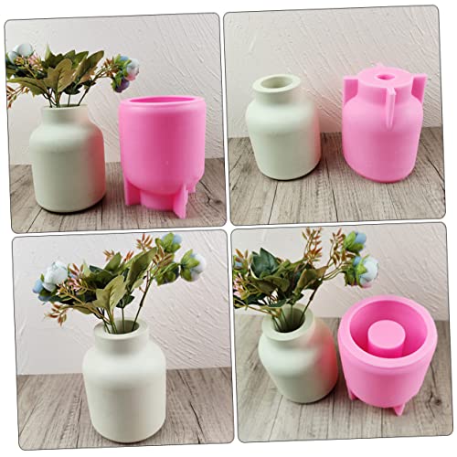Moule silicone vase rond facile à démouler et réutilisable