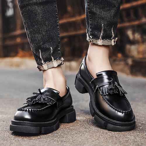 Men's Women's Comfortable Breathable Loafers Lightweight Soft Men's Shoes Women's Shoes Wide Version Wear-Resistant Oxford Shoes Black3