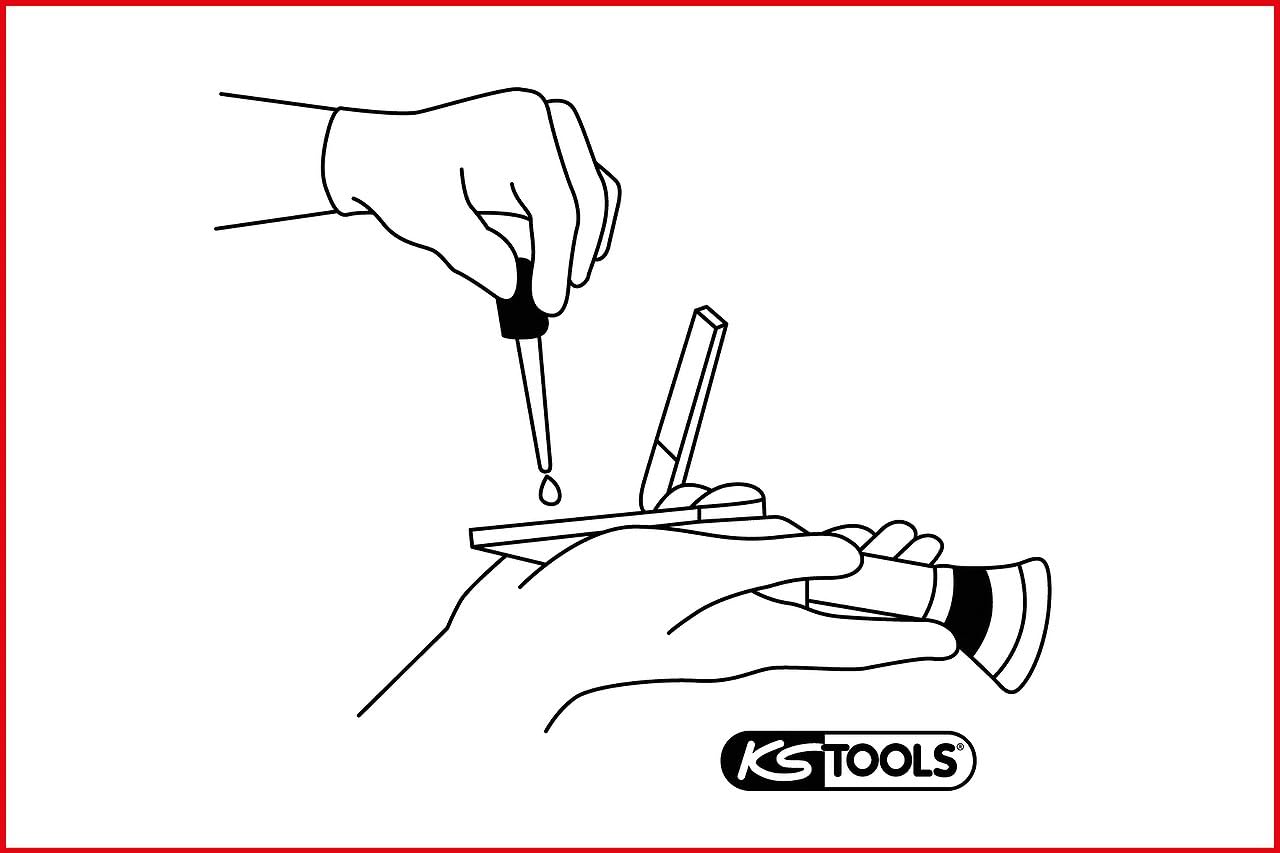 KS Tools - 550.1285 - Réfractomètre AdBlue, antigel, batterie - Oculaire réglable