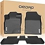 OEDRO Floor Mats Compatible for 2016-2021 Honda Civic Coupe/ Civic Sedan/ Civic Hatchback/ Civic Type R, Unique Black TPE All-Weather Guard Includes 1st and 2nd Row: Front, Rear, Full Set Liners
