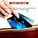 SaiTech IT 5 Pack RFID Blocking Card, One Card Protects Entire Wallet Purse, NFC Contactless Bank Debit Credit Card Protector ID ATM Guard Card Blocker–(Black)