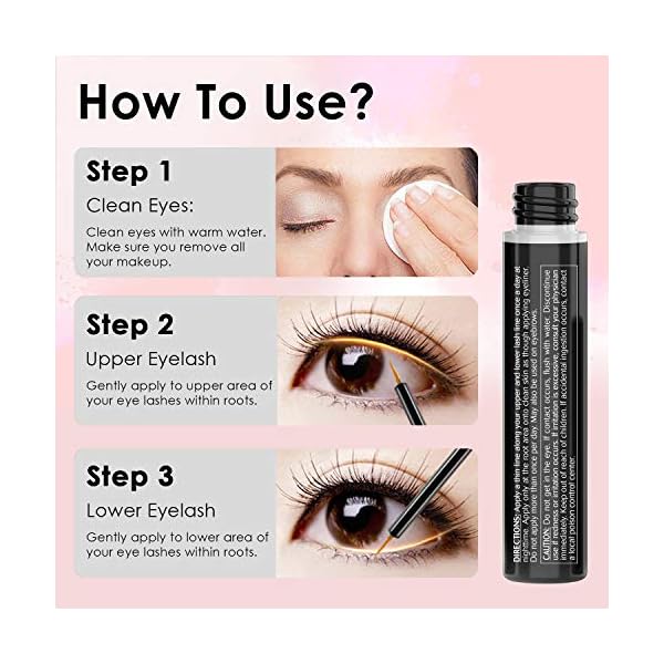Lavish Lash Pro by Pronexa Hairgenics. Professional Strength Eyelash & Eyebrow Growth Serum. Over 20 Active Growth Promoting Ingredients for the Longest, Fullest Lashes & Brows. 5mL, 6 Month Supply.