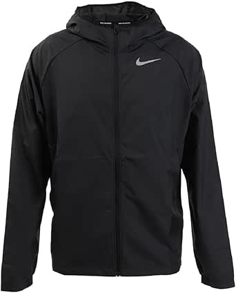 NIKE(ナイキ) エッセンシャル フーデッド 軽量薄手ランニングジャケット ウインドブレーカー メンズM(162-175cm) 国内正規品 BV4871 ブラック