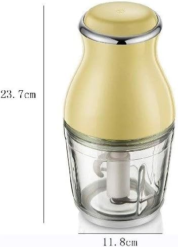 Food Processor, Household Electric Automatic Meat Mincer, Stainless Steel Meat Grinder, Meat, Vegetable, Fruit and Nut Mincer (237 * 118 * 118MM)