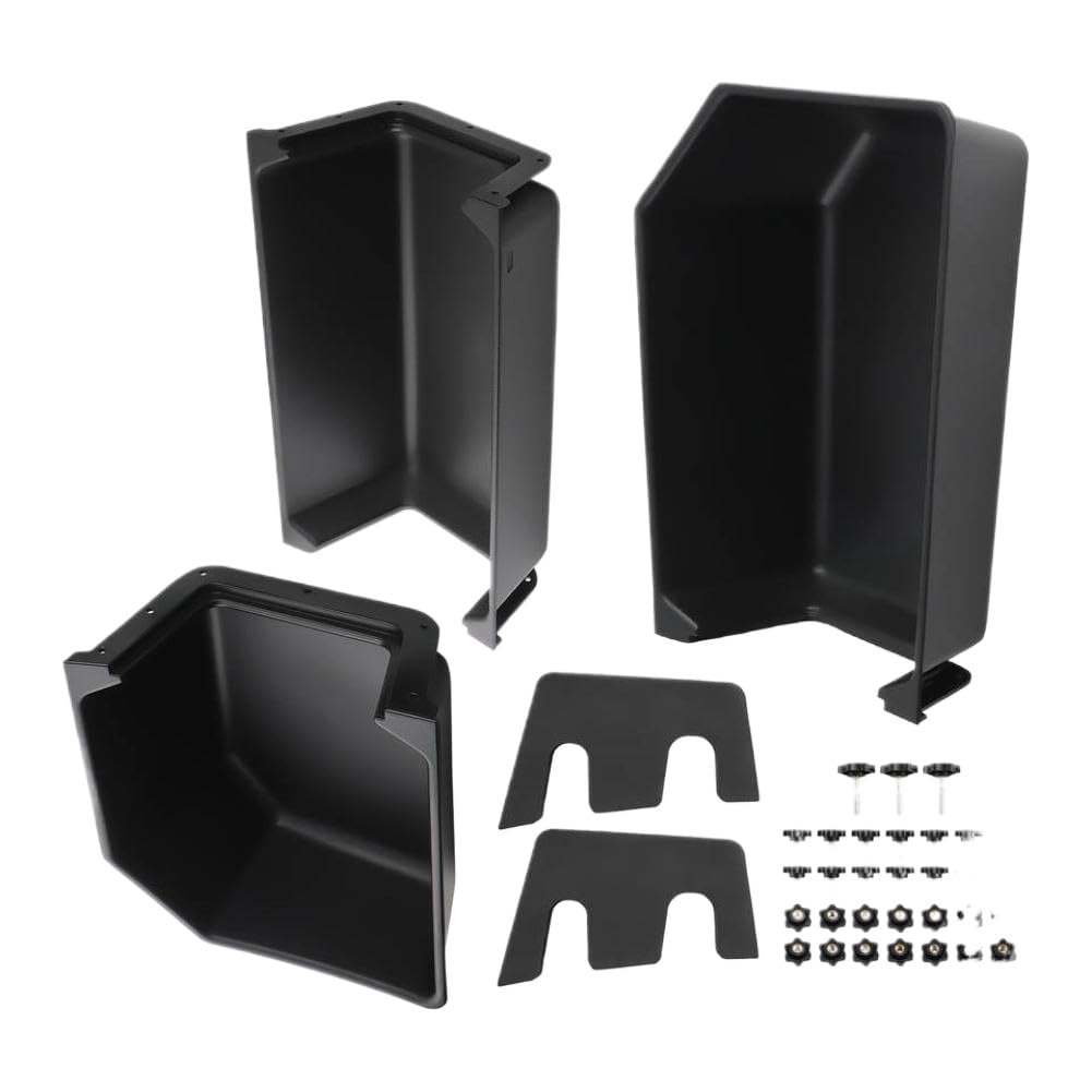Boîte de rangement sous siège pour F150 SuperCrew en plastique noir
