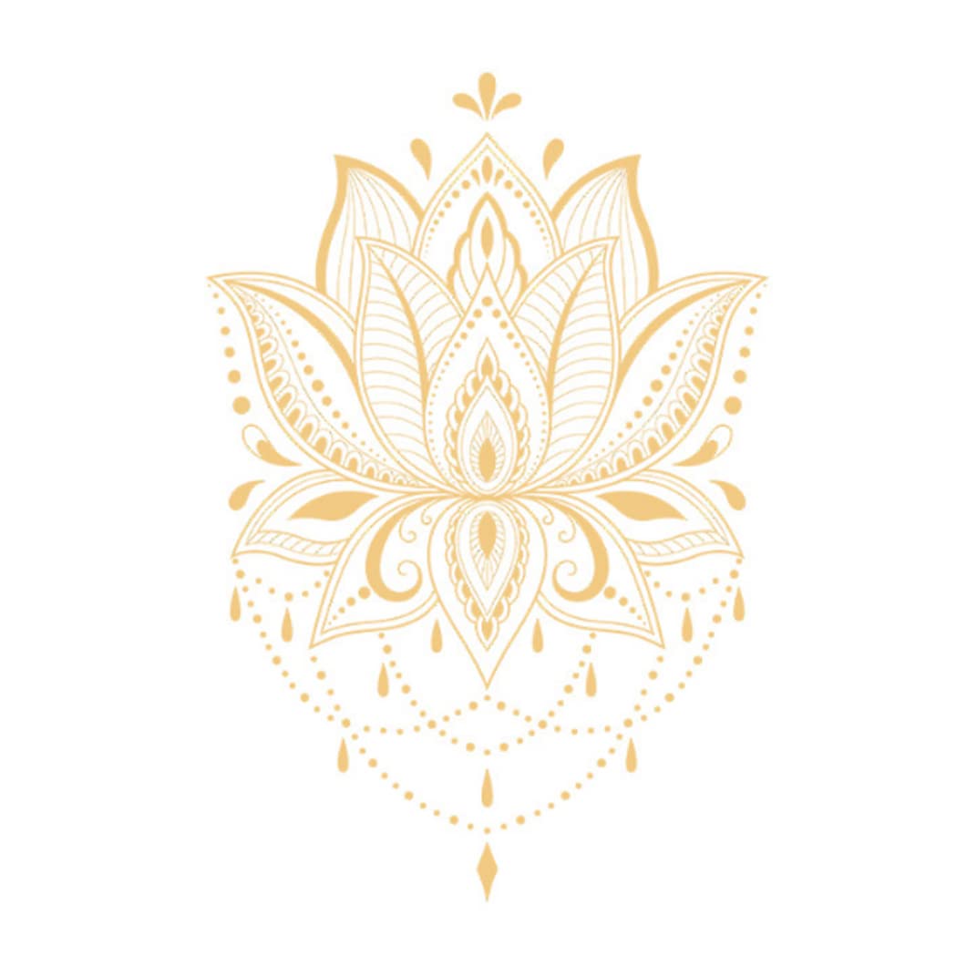 Sticker de yoga mural lotus imperméable pour masquer les imperfections