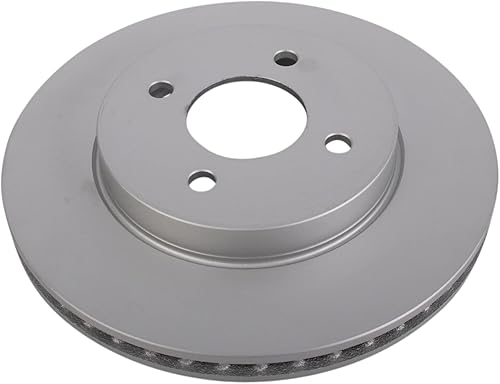 Miniatura 5 de TRQ Kit de pastillas de freno de cerámica premium delanteras y rotor recubierto con líquidos compatibles con Nissan Versa