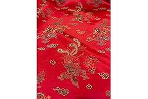 Chinese Dragon Brocade Fabric Sold By The Yard