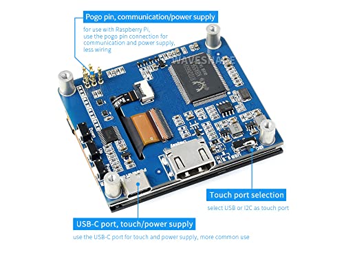 RaspberryPi用 2.8 インチ静電容量式タッチパネルLCD　2個セット Amazon.co.jp: 2.8インチ HDMI IPS LCD 480×640 静電容量式タッチ