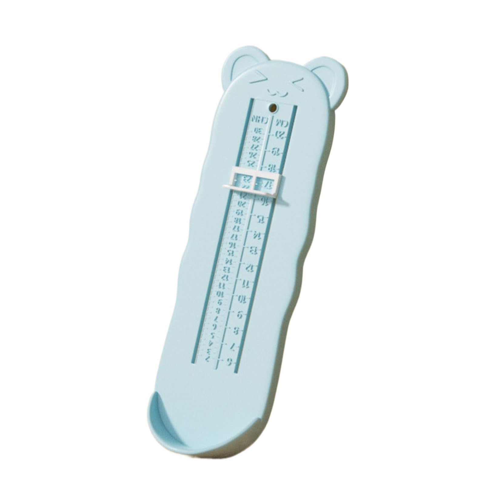 Jauge de Mesure des Pieds pour Bébé, Outil de Dimensionnement Précis avec Échelle Facile à Lire et Conception en PP Sécuritaire pour les Nourrissons