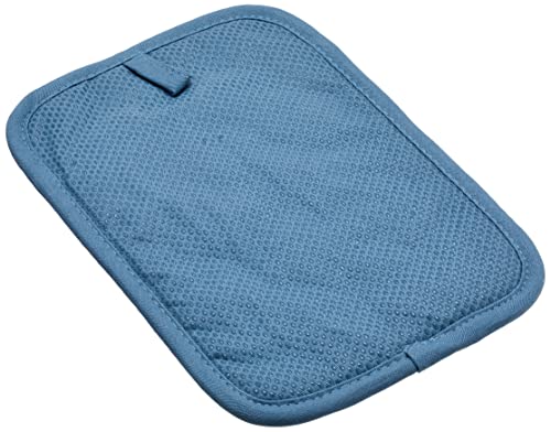 Martha-Stewart-Daisy-Stripe-Pot-Holder-Set-2-Pack-Blue-7×10 Martha Stewart Daisy Stripe Pot Holder Set 2 Pack Blue 7×10