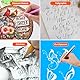 TOHETO A4 Leuchttisch für Diamantmalerei, Ultraheller Leuchtkasten mit Seitliche Tasten, LED Licht Pad zum Nachzeichnen, Lichtplatte Lichttafel zum Skizzieren, Zeichnen, Tattoo, Designen (Schwarz)
