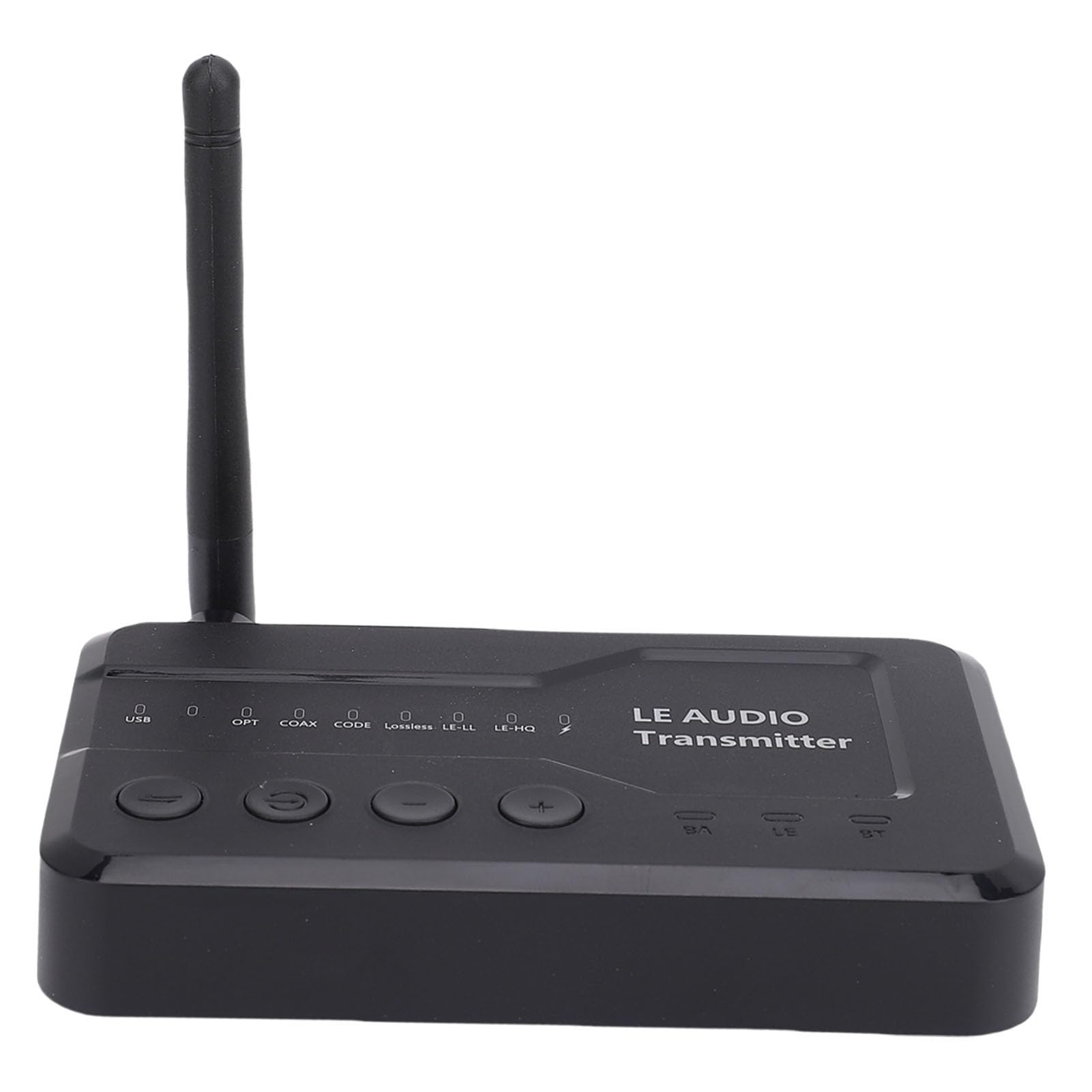 Adaptador de Audio Bluetooth 5.3 Receptor Transmisor Inalámbrico con USB AUX Opt Coax, Antena Externa para Auriculares Bluetooth, Altavoces LE Audio