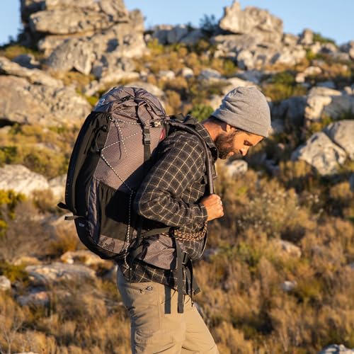Naturehike 65L Rock Upgraded Internal Frame Hiking Backpack for Outdoor Camping Travel Backpacking, Ultralight Backpack  - Additional View