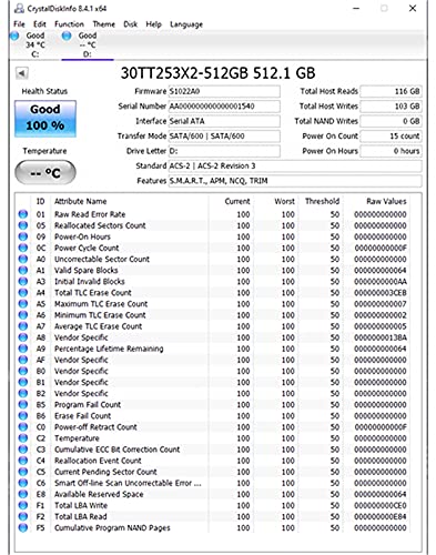 512GB SSD 3D NAND SATA III 6 Gb/s 2,5 pollici 7 mm (0,28") Velocità di lettura fino a 550 MB/s Cache SLC Prestazioni potenziate Unità a stato solido interna per PC, computer desktop e laptop - Hdd - Immagine 6