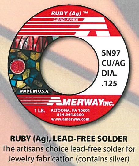 Image of Ruby Stained Glass Soldering Wire
