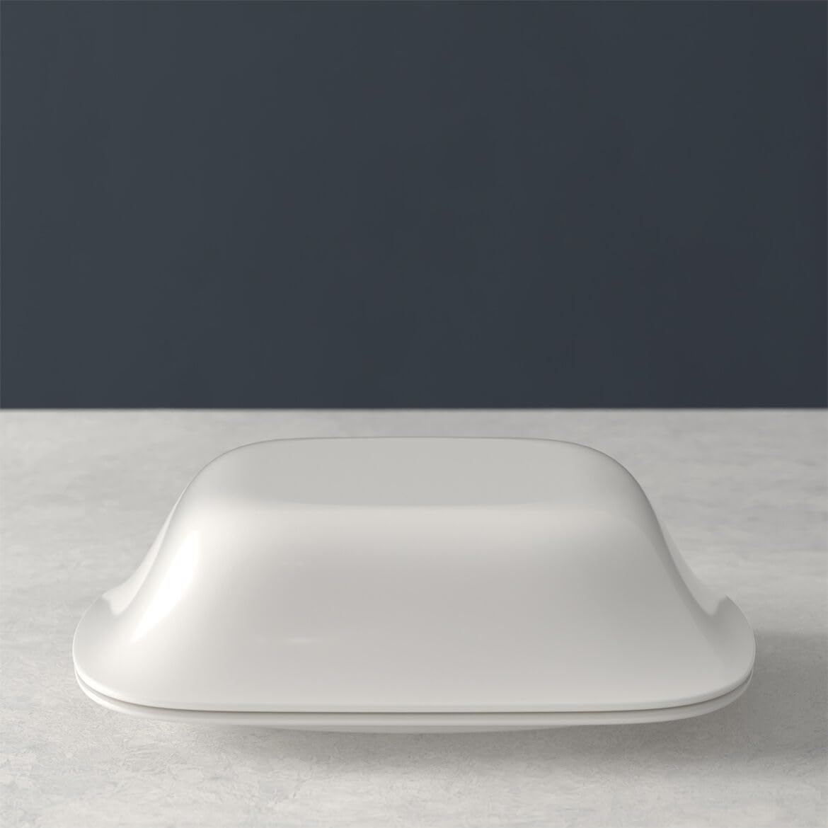 Villeroy und Boch – For Me Buttercloche, 2-częściowy, pojemnik na masło podczas brunchu i uroczystości, porcelana premium, nadaje się do mycia w zmywarce, biały