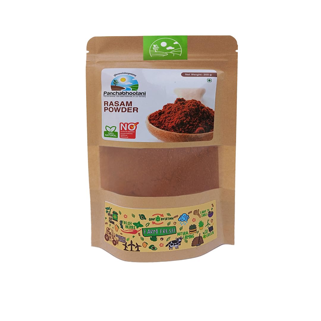 See full amazon price history chart for Panchabhootani Rasam Powder-200g | South Indian Authentic Flavour, Easy Digestion, Farm Fresh, Vegan Friendly, No Garlic, No Onion, 3 varieties of roasted dry red chilles, Rich Aroma, Mouth Watering Panchabhootani Rasam Powder-200g | South Indian Authentic Flavour, Easy Digestion, Farm Fresh, Vegan Friendly, No Garlic, No Onion, 3 varieties of roasted dry red chilles, Rich Aroma, Mouth Watering (B0CXXYD1BW) Amazon Price History, Amazon Price Tracker