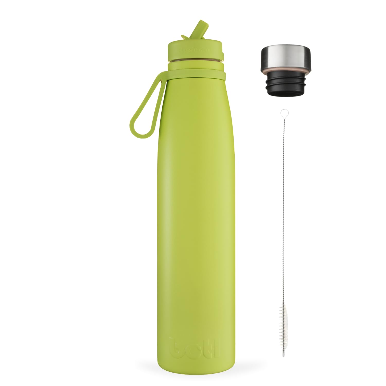 onegreenbottle New Evolution Collection Stainless Steel Bottle, Triple-Walled Isothermal Insulated Water Bottle, 800ml Leakproof Bottle for Hot and Cold Drinks (Wild Lime)