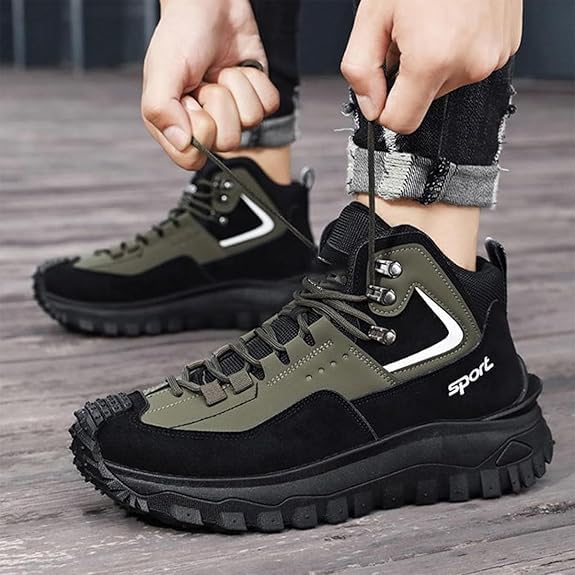 Cushygait Boots Men, Men's Outdoor Hiking Boots Waterproof, Arch Support3