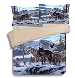 CHAOSE Juego de Sábanas Funda Nórdica de Algodón y polié