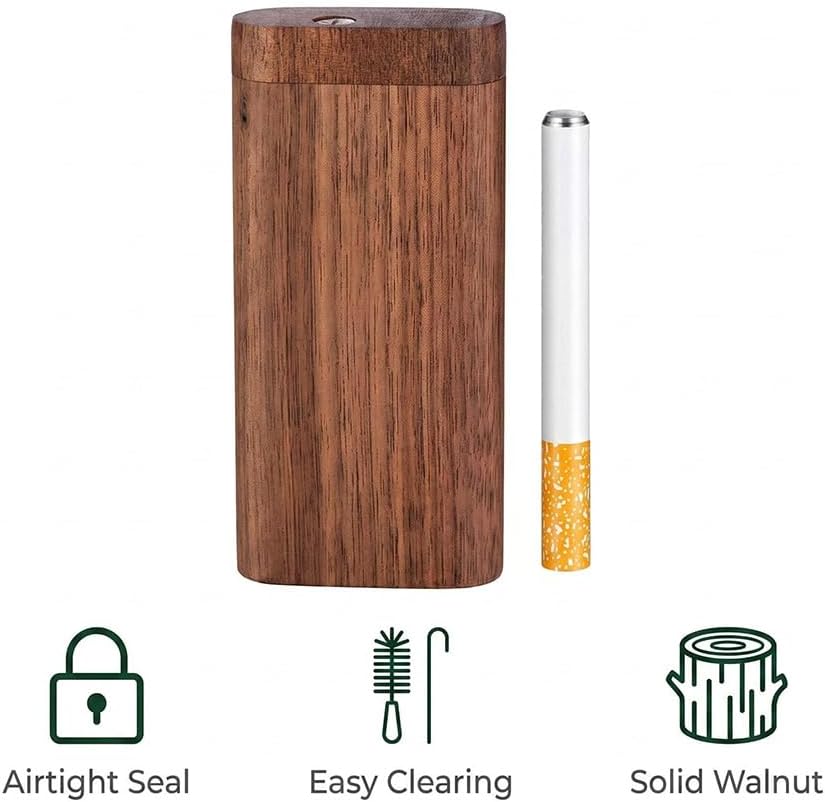 𝑶𝒏𝒆 𝑯𝒊𝒕𝒕𝒆𝒓 𝑺𝒆𝒕 𝑷𝒊𝒑𝒆 Wooden Handmade Tobacco Pipe,Classic Design Decorative Perfect Beginner Kit Gift Set