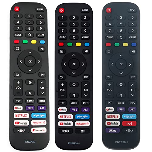 VINABTY Replacement Remote Control Fit for Hisense 4K TV 55A7300F 55A7320F 55A7340F 55A7360F 55AE7200F 55AE7210F 55AE7230F 55AE7250F 55A7300FTUK 55A7320FTUK 55AE7200FTUK 55AE7210FTUK - Image 2