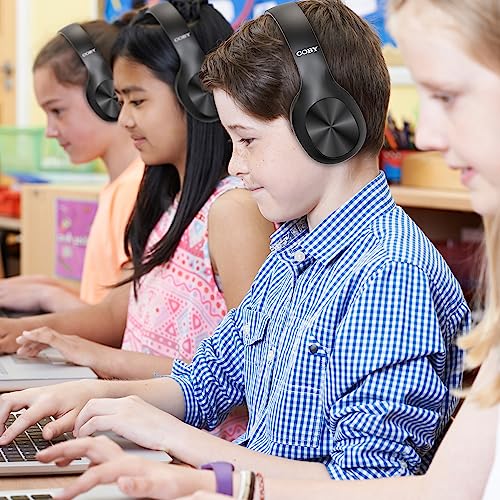 Image of Coby Wired Headphones, 10-Pack, Folding On-Ear Headset with Microphone, Cushioned Earpads, Bundle Headphones for Gaming, Schools, Call-Centers, Customer Service, in-Line Call Control (No Boom Mic)