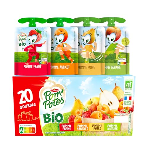 POM'POTES® Compote Gourde BIO Pomme