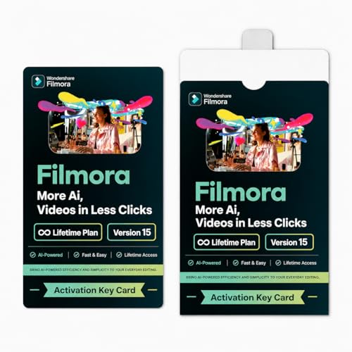 Image of [Version] Filmora Video Editor Lifetime Plan - Single Device | AI Video Editing Software for Mac | Transferable to New system | Multiple Editions Available (Version 15, Mac)