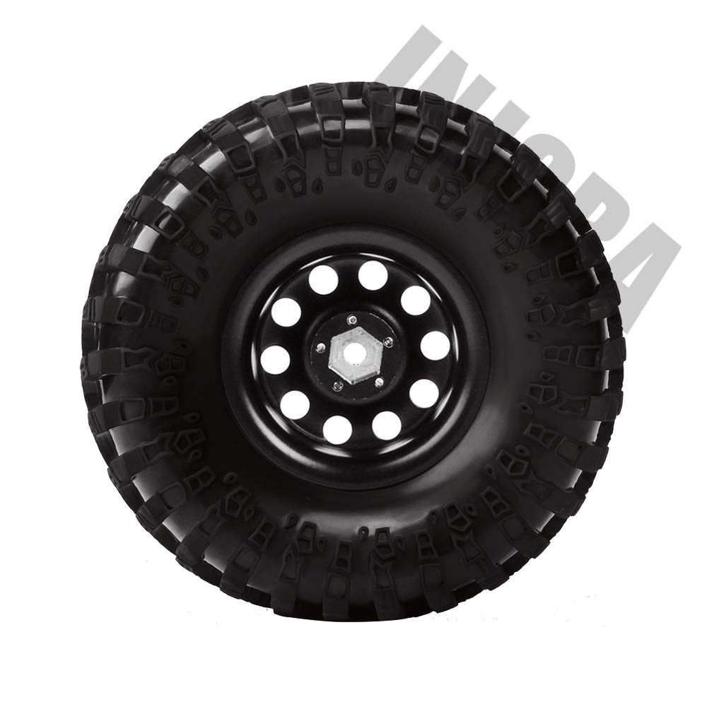 Amazon | INJORA 2.2インチビードロックホイールリム＆ホイールタイヤ1