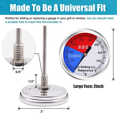 Top 10 Best 2inch temperature gauge for smoker Reviews Chef's Resource